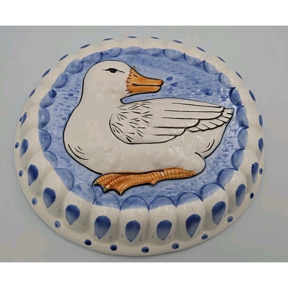 Sigma The Tastesetter Mold Hand Painted Ceramic Pottery Made In Japan Vtg Duck